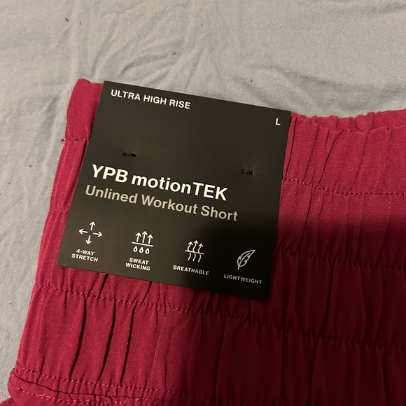 YPB motionTEK Unlined Ultra High Rise Workout Short - Picture 4 of 4